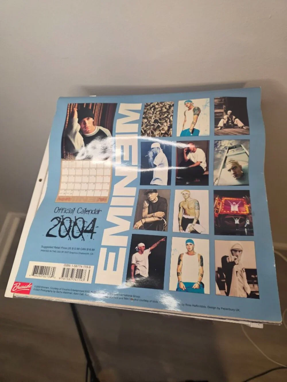 Vintage Eminem Official 2004 Calendar